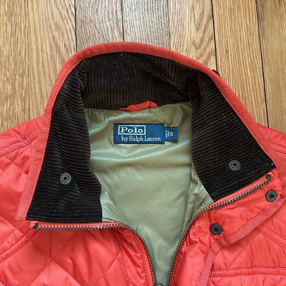 Polo RL Orange Quilted Hunting Vest Small - Picture 3 of 10